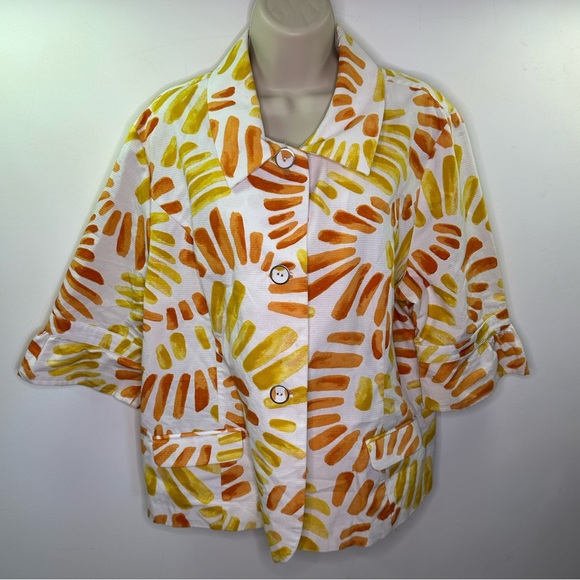 Chico's Jackets & Blazers - Chicos cotton women’s jacket size 3